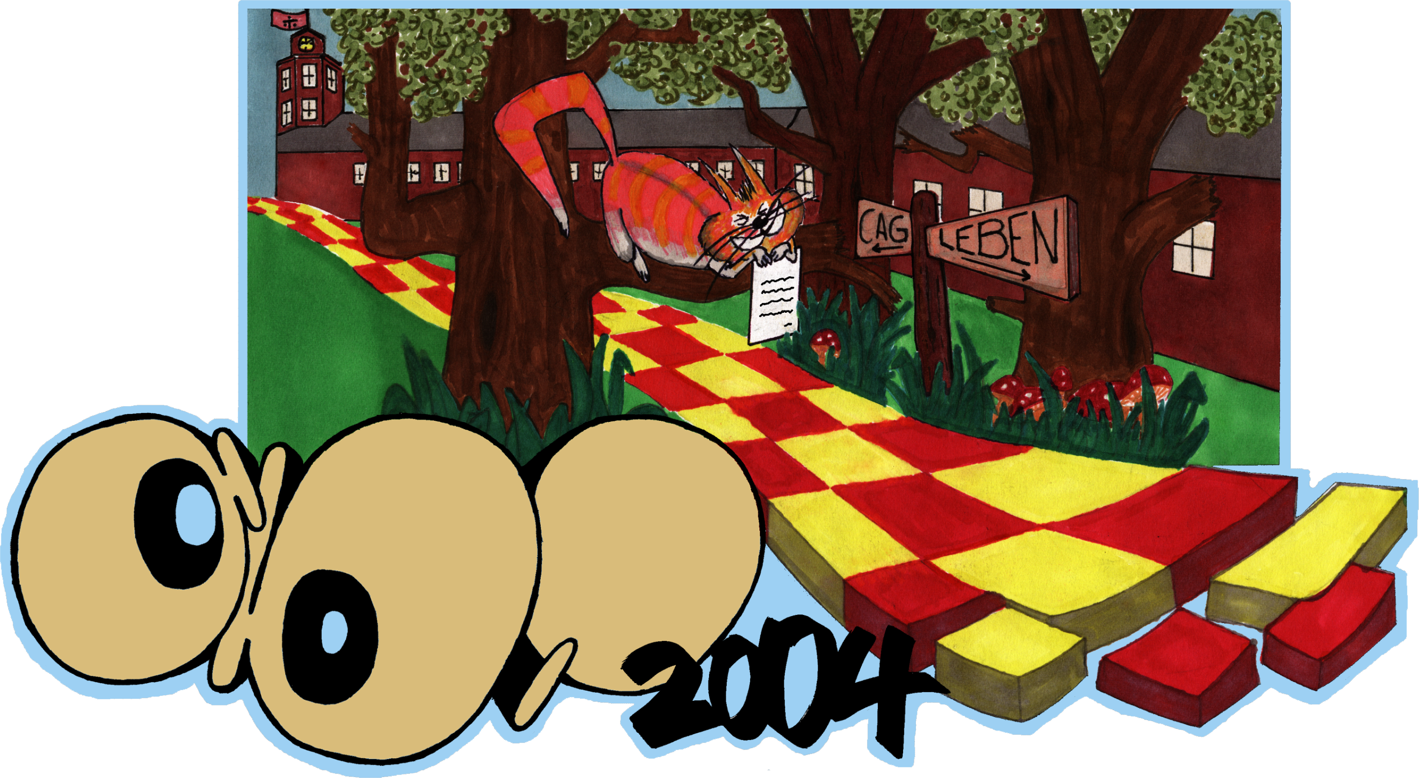 Abilogo der Gaejasdoncker Abiturientia 2004 - Kann Ja Jeder Aus Dem Wald Kommen Und Behaupten, Dass Er Abi Hat!